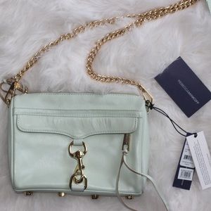 Rebecca Minkoff mint green crossbody